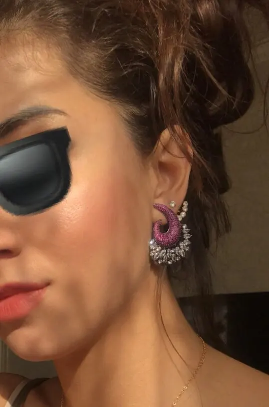 Роскошные женские серьги GODKI с фианитами свадебные сверкающие гвоздики|ear