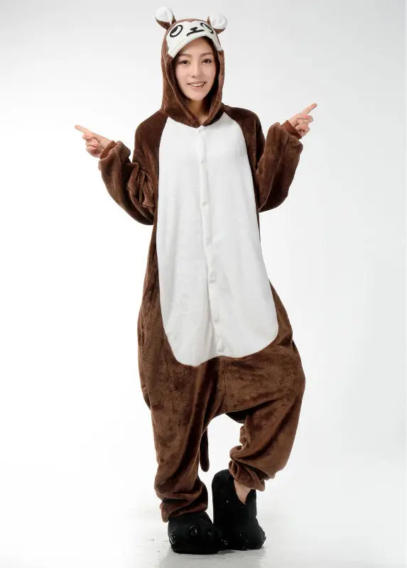 Мужские женские обезьянки взрослые животные комбинезоны Onsie пижамы C358 S/M/L/XL|onsies