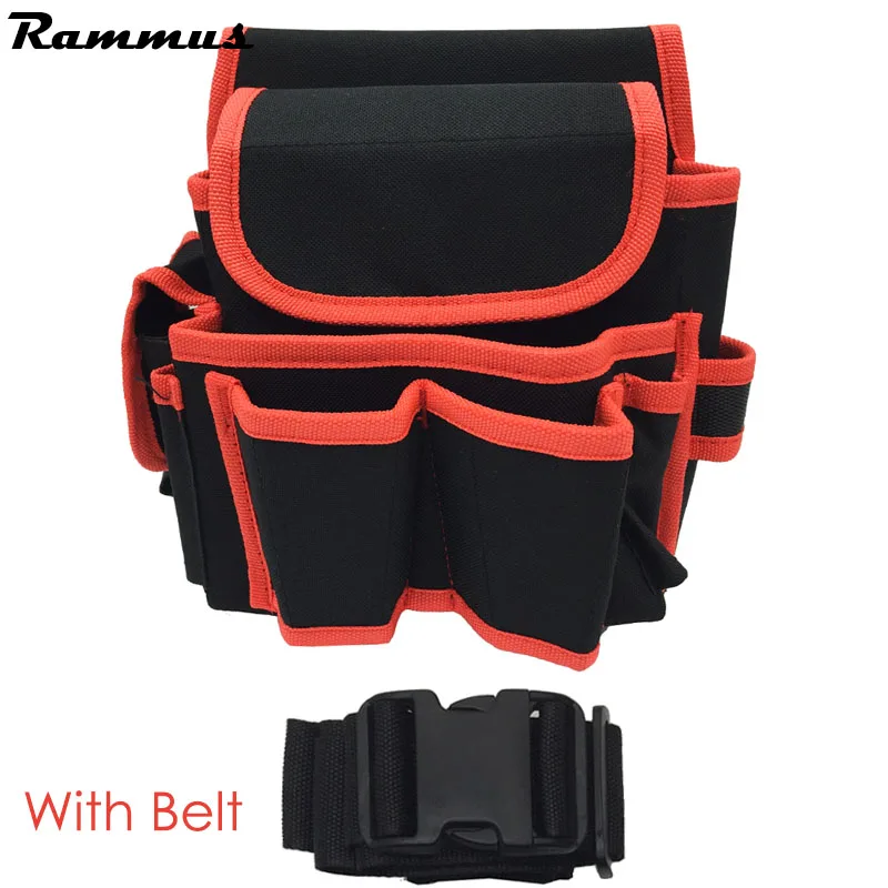 With Belt Wok, рабочая поясная сумка, держатель для инструментов, удобный органайзер для работы, сумка на ремне, для мужчин, несколько карманов, универсальная сумка для инструментов, сделай сам, для работы - Цвет: With Belt