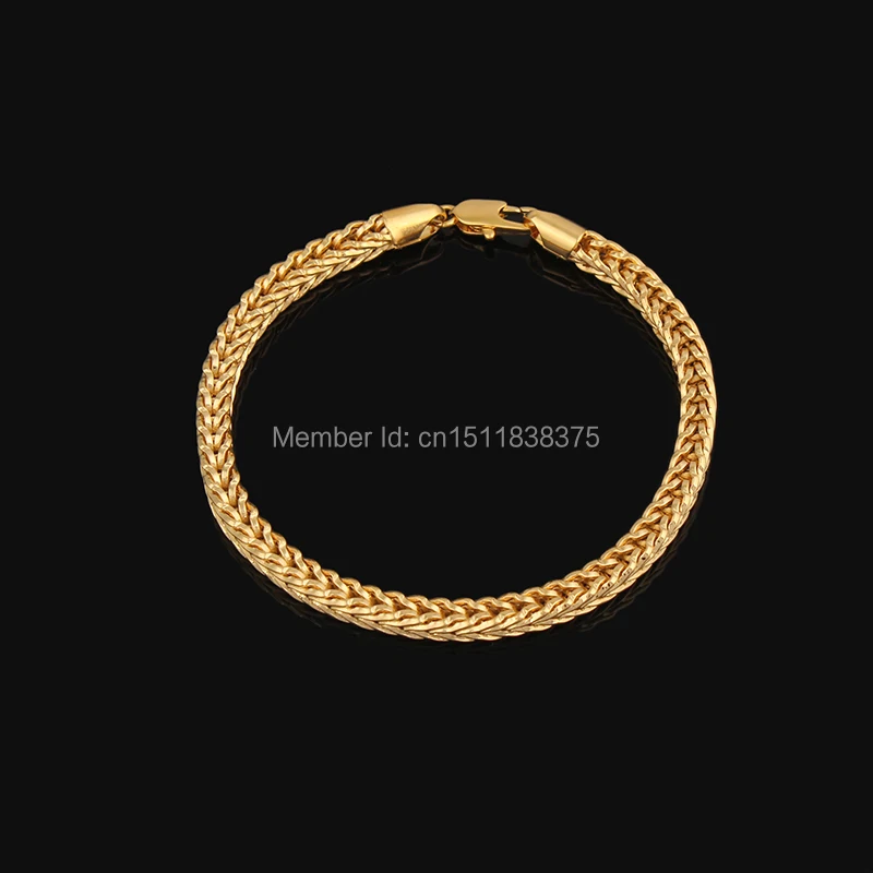 2017 распродажа Набор ювелирных изделий золотого цвета для мужчин и женщин