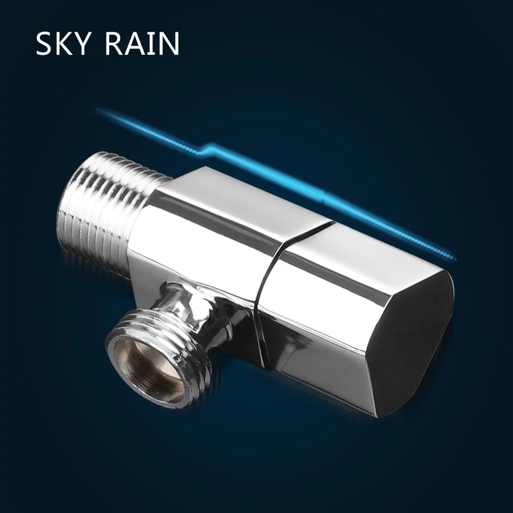 SKY RAIN аксессуары для ванной комнаты латунный угловой клапан хромированный