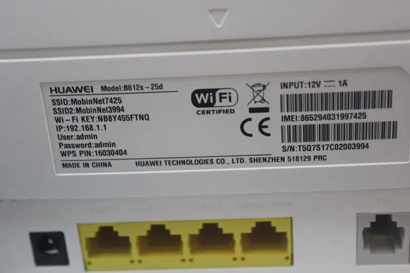 Разблокированный huawei B612 B612s 25d со встроенной антенной 4 аппарат не привязан к