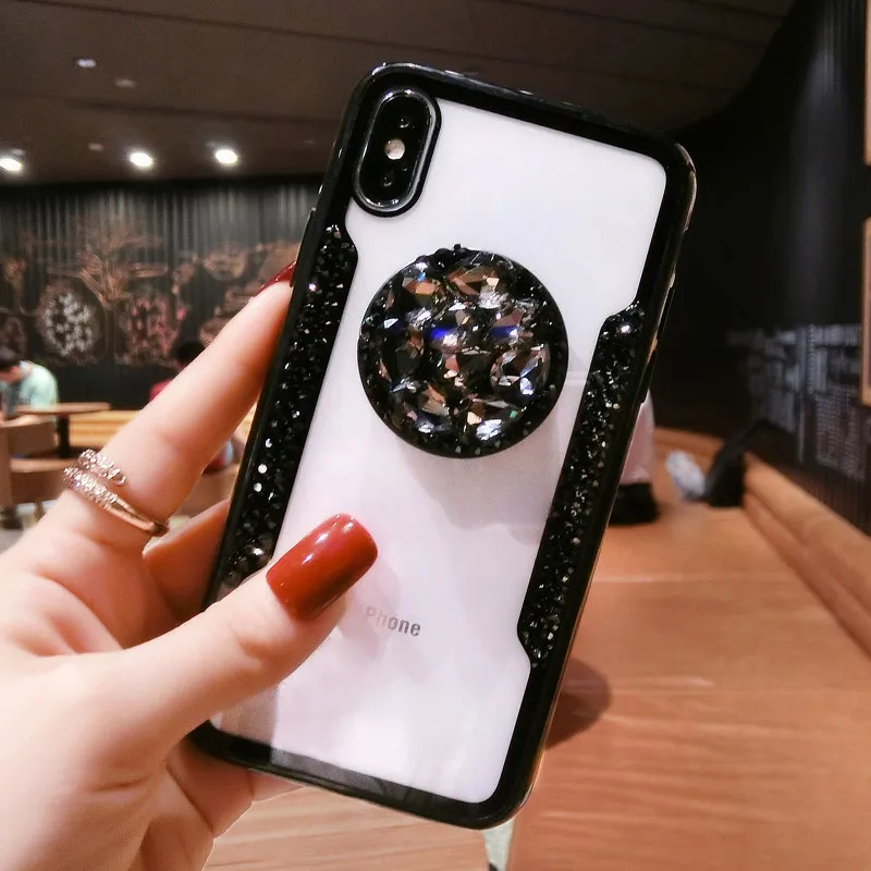 Модные стразы кронштейн чехол для OPPO A9 F11 R17 Pro R15 мечта R15X K1 F7 R11 R11S плюс R9S R7 R7S