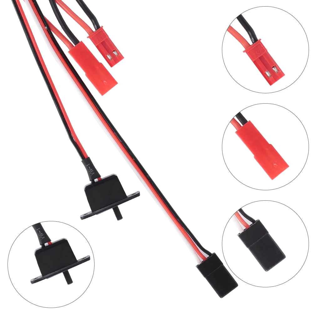 2 шт. электронный регулятор скорости для радиоуправляемого автомобиля лодки