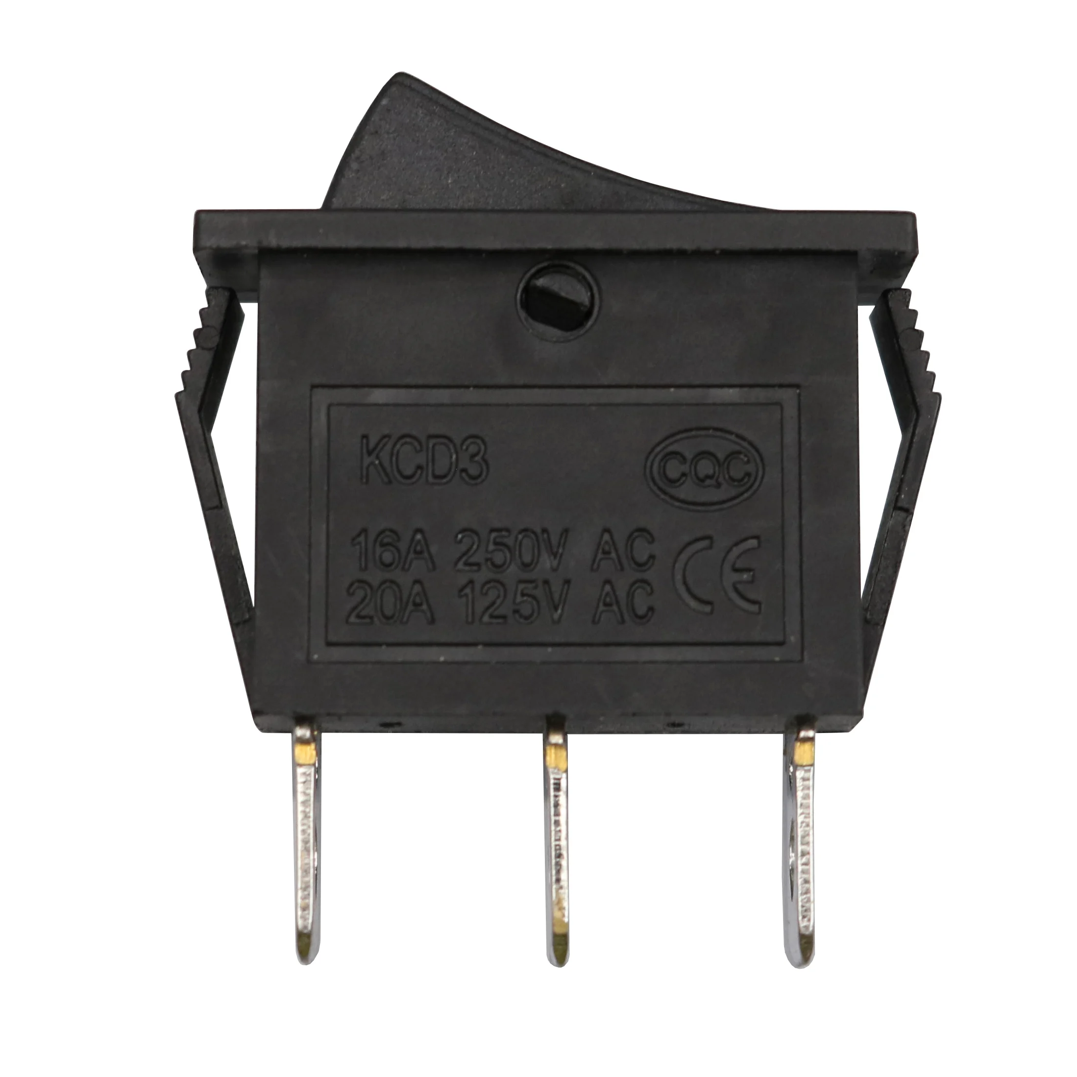 10Pcs Black 3Pin Rocker Switch ON/OFF 30.5MM/13.5MM 15A 250V SPST KCD3 | Обустройство дома