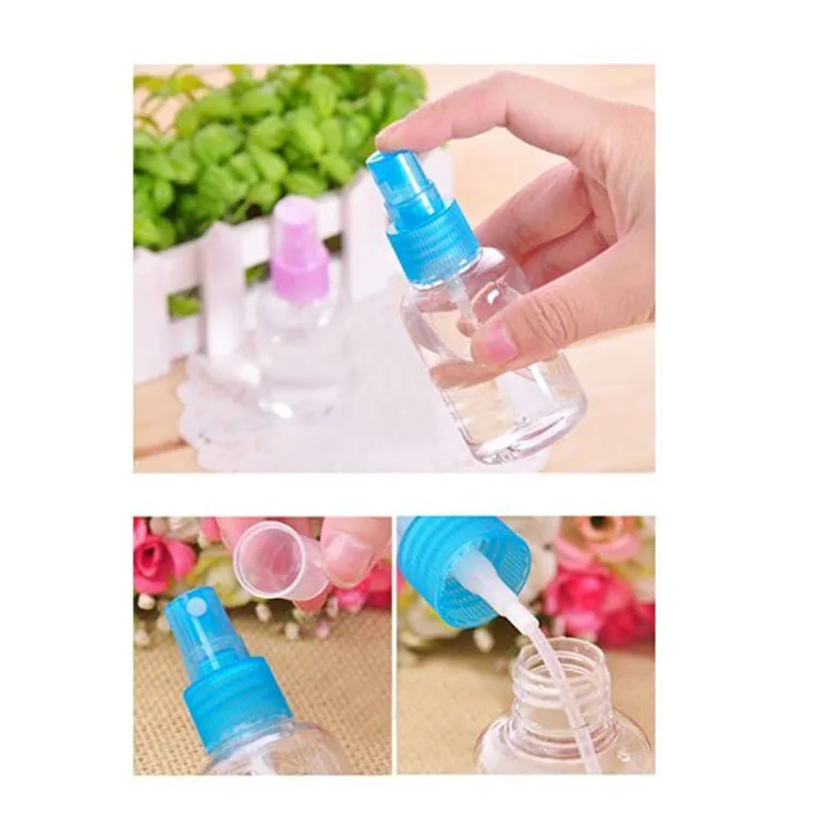 1 шт. прозрачный пластиковый флакон для духов 50 мл|bottle sanitizer|tool wiretools ring |