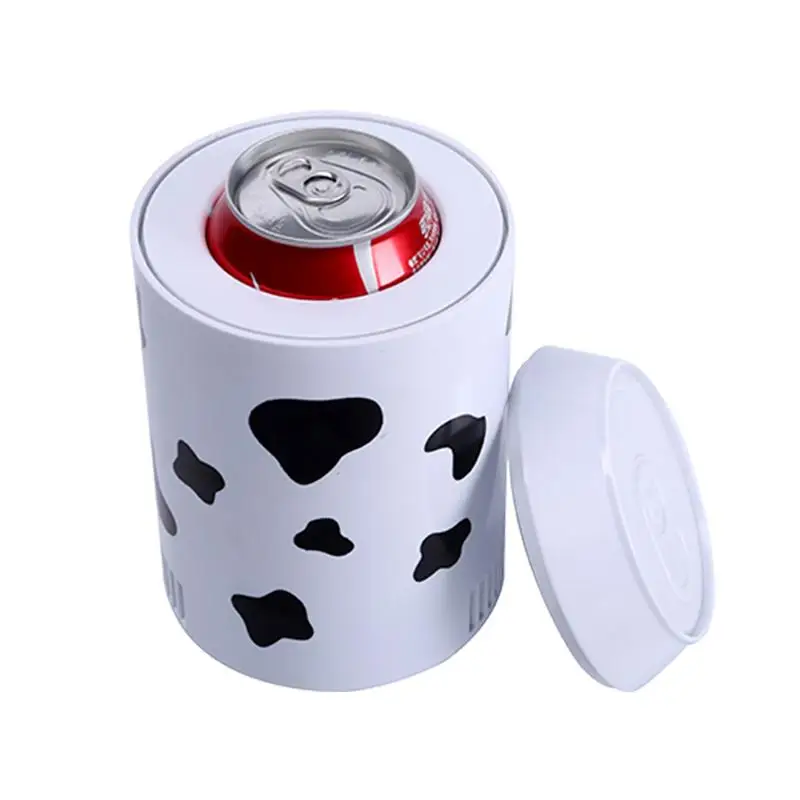 milk tin Мини-холодильник USB автомобильный офисный двойной холодильник портативный холодильник для напитков морозильная камера креативные автомобильные принадлежности - Название цвета: milk tin