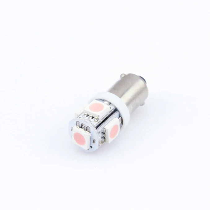 4X BA9S 5050 5 SMD led H6W T11 T4W 5smd 12v Car Vehicle Lamp Auto Bulb turn light white pink ice blue red | Автомобили и