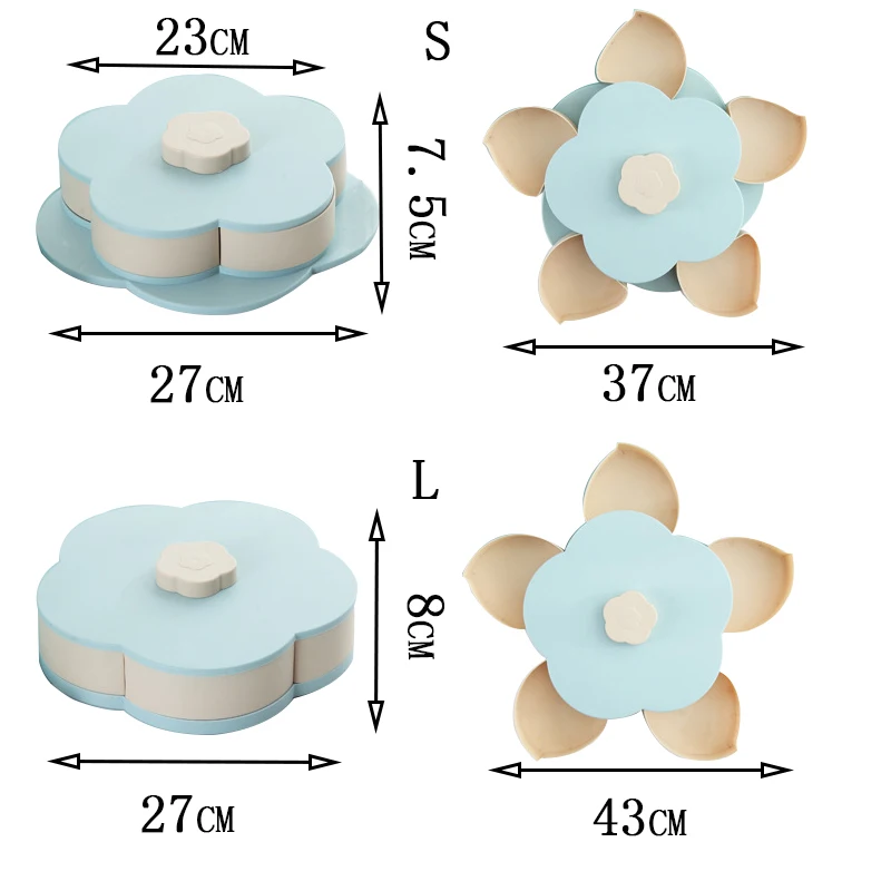 Новинка 2019 популярная двойная коробка для хранения сушеных фруктов семейная с