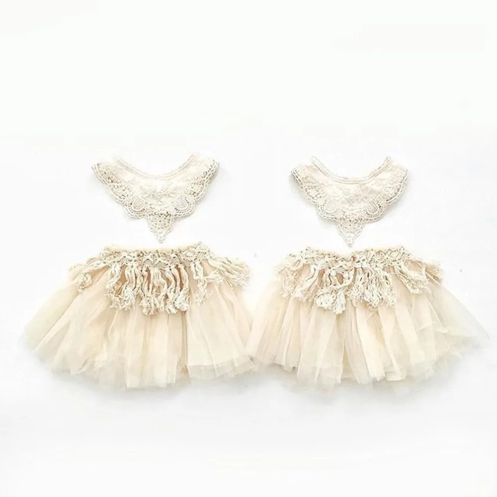 baby girl Summer rice white yarn models in the cloth Peng skirt child girls gauze with a bouffon Tassel fringe skirts |