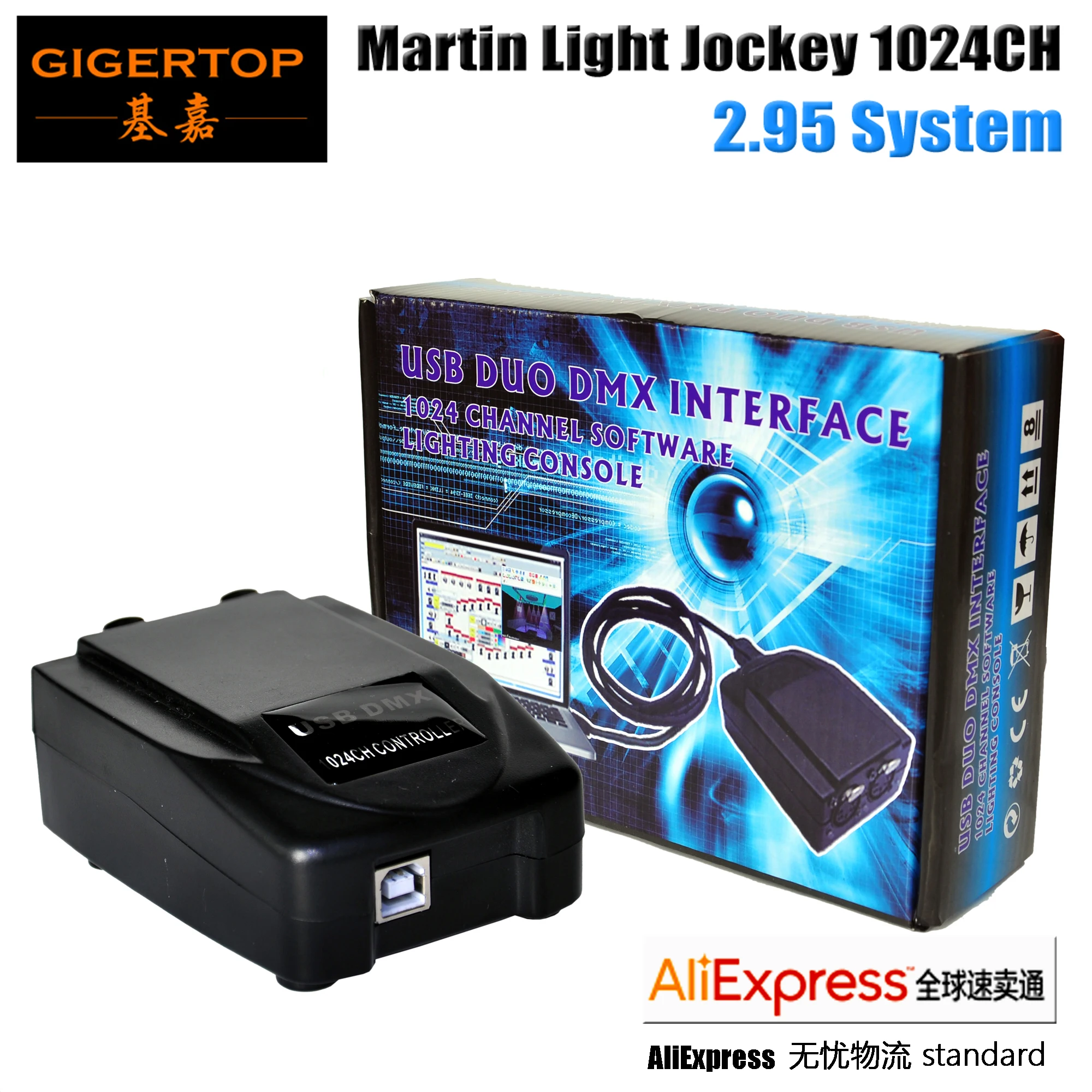 Лучшая Заводская эксклюзивная распродажа Martin Lightjockey 1024DMX канал высокого качества Lightjockey DMX контроллер 512*2 Вход DMX канал