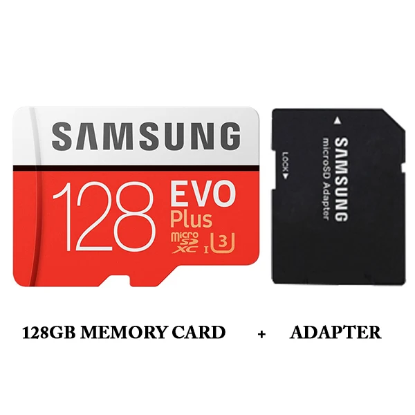 SAMSUNG EVO Плюс Карты Памяти 32 ГБ SDHC 80 МБ/с. Class10 Micro SD C10 U1 TF Карт SDXC Trans Flash 64 ГБ 128 ГБ 256 ГБ - Емкость: 128GB And Adapte