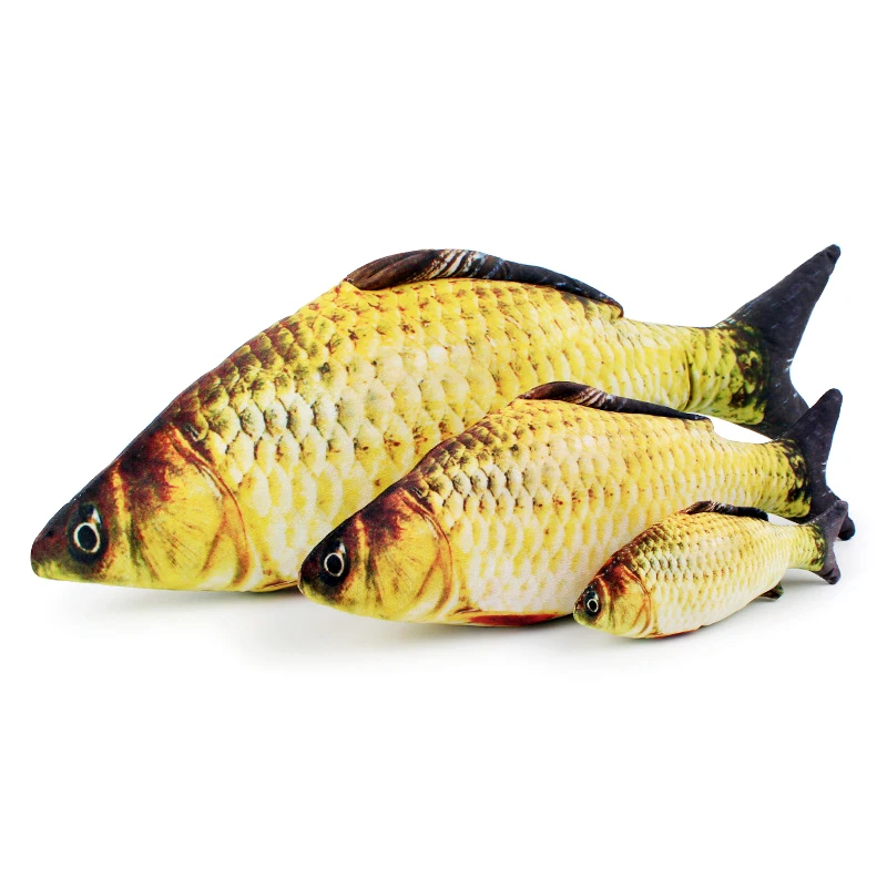 Трава игрушечные карпы обыкновенный карась игрушки кошка искусственная рыба