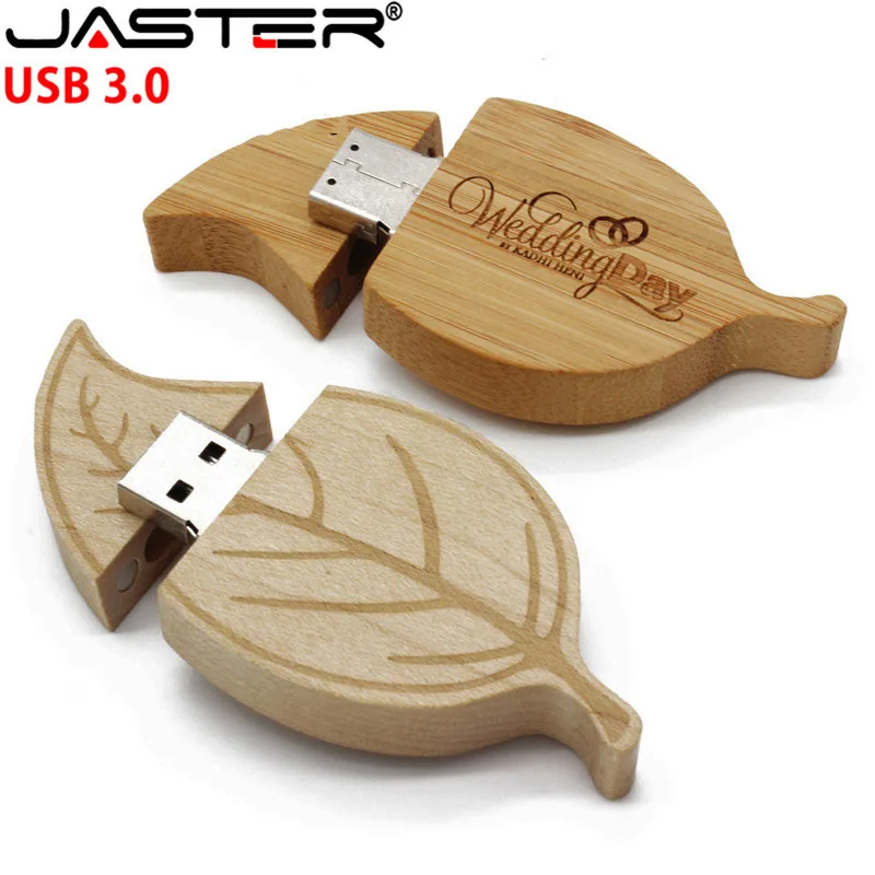 Натуральный Деревянный золотой лист usb флэш-накопитель usb 2,0 de memory stick Флешка 32 ГБ флеш-накопитель 4 ГБ 8 ГБ 16 ГБ(более 10 шт бесплатный логотип