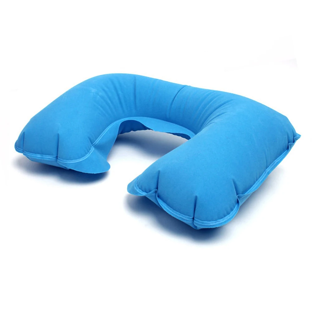1 PC Functional Inflatable Neck Pillow Inflatable U Shaped Travel Pillow Car Head Neck Rest Air Cushion for Travel Neck Pillow