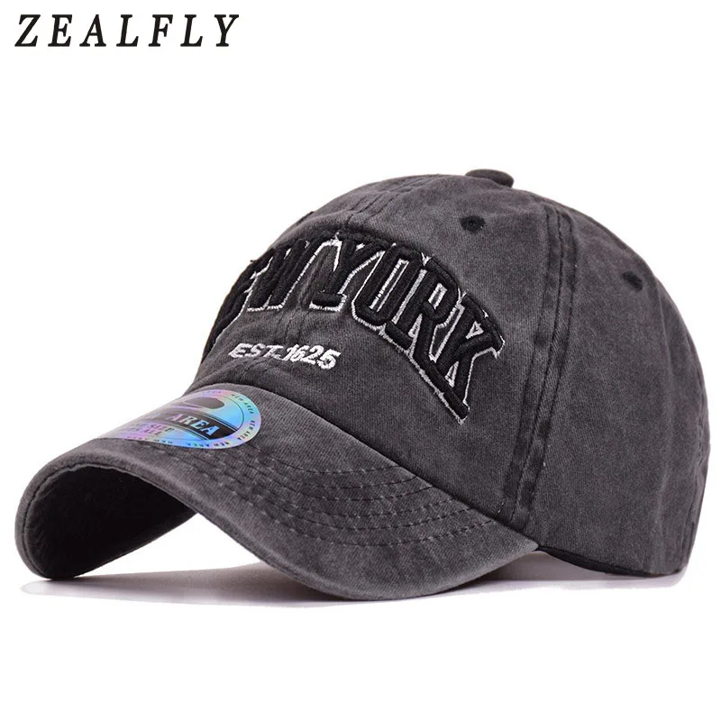 

NEW YORK Baseball Cap 100% Cotton Embroidery Letter Women Cap Outdoor Casual NY Male Cap Black Vintage Snapback Dad Hat