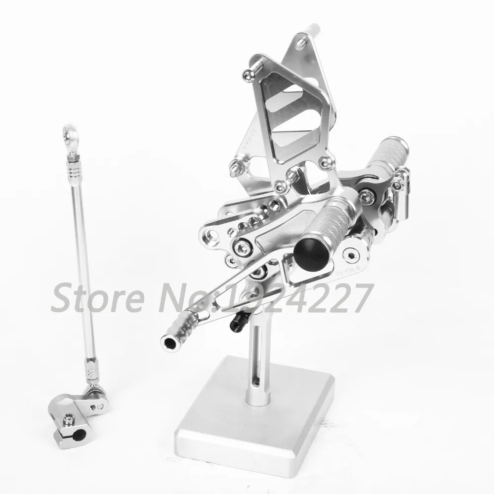 CNC Алюминиевые Подножки Rearsets задние наборы тормозной сдвиг для Honda NSR250 PGM2/3/4 MC28 1994