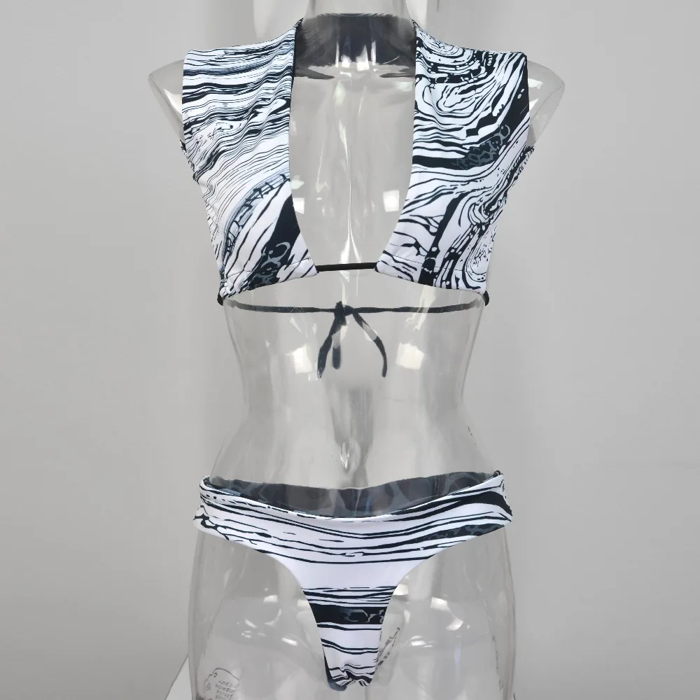 Бикини с Обеих Сторон Новые Мягкий Ретро Купальник Бразильские Майо Де Бейн