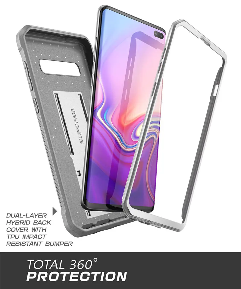 SUP чехол UB Pro для samsung Galaxy S10 чехол 6,1 дюймов полный корпус прочная подставка чехол Чехол без встроенной защиты экрана