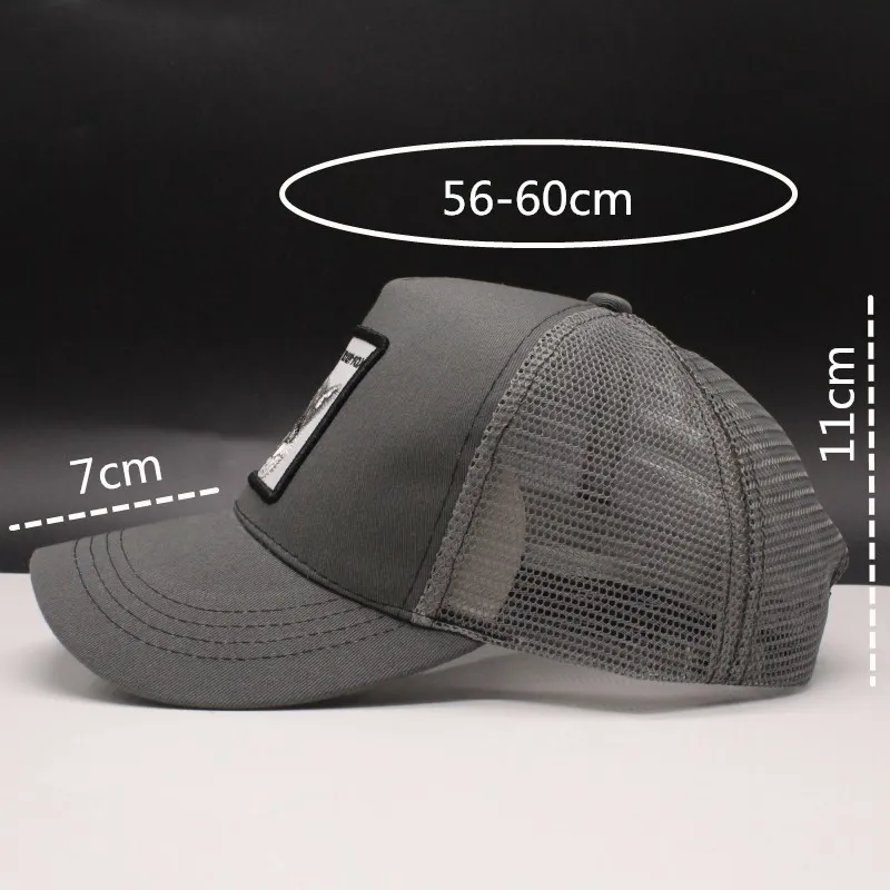 От комаров verano hombres moda oso bordado Hip Hop sombrero mujeres al aire libre de algodón transpirable hueso camionero Gorras