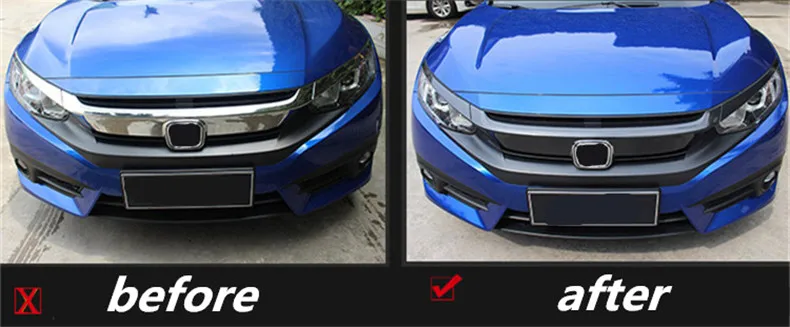 Углеродное Волокно Винил передняя решетка наклейка КОЖА крышка двигателя для HONDA