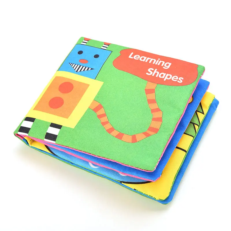

0-12 month Baby Soft Educational Stroller Cloth Infant Books for Boys Girls Rustle Sound Rattle Toys For Newborn Baby