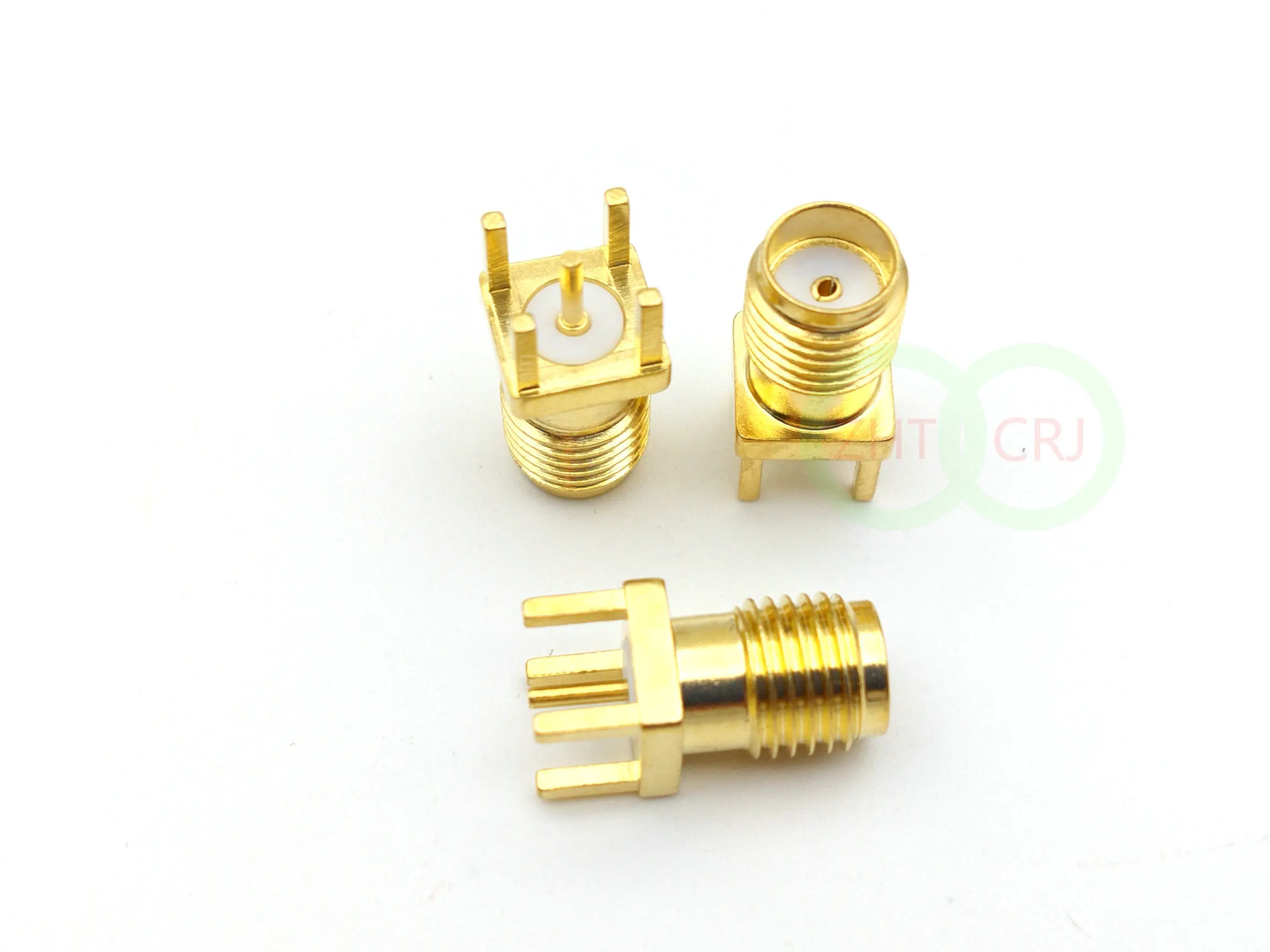 200 шт. медный золотой гнездовой разъем SMA адаптер для разъема пайки|adapter connector|adapter
