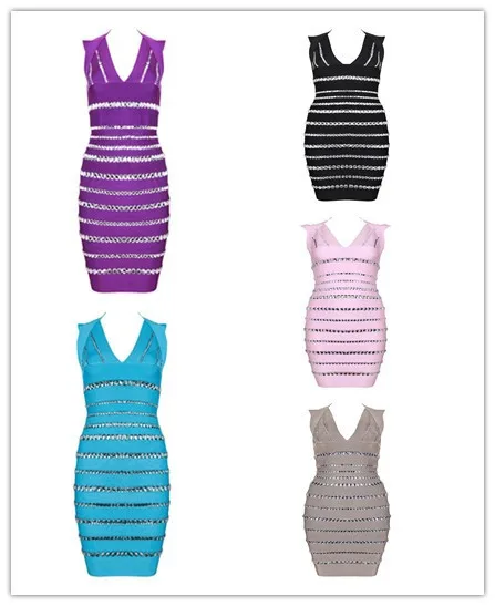 Высокое качество Женские v-образный вырез Кристалл Бисероплетение вискоза