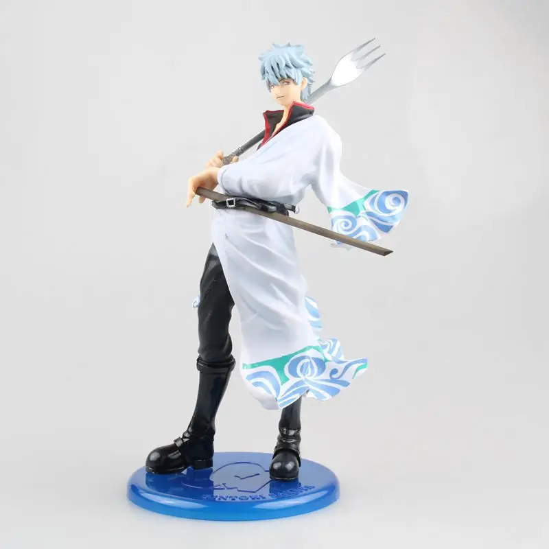 Фигурка героя японского аниме GINTAMA Sakata Gintoki fork ver 22 см Коллекционная модель