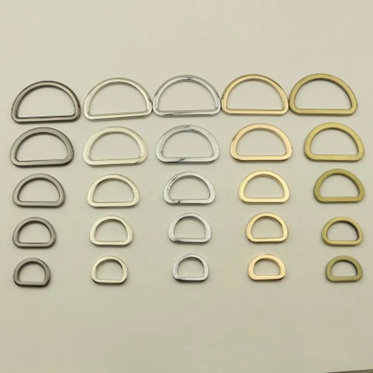 5pcs metal D ring hook buckle for handbag luggage shoes hardware accessory DIY bag garment webbing clsap hanger | Дом и сад