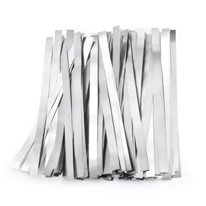 100 шт., лента для пайки из чистого никеля 0,1x5x100 мм для сварки литиевых батарей Ni200