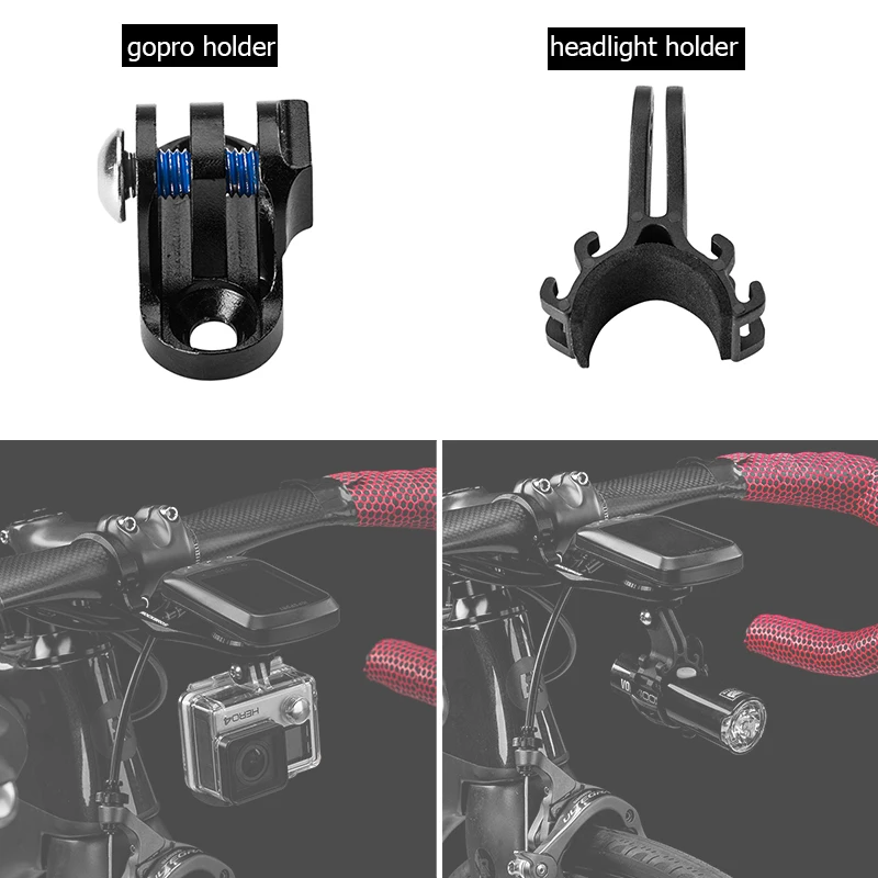 Велосипедный компьютер ROCKBROS светильник Легкое крепление Gopro Combo Mount велосипедный