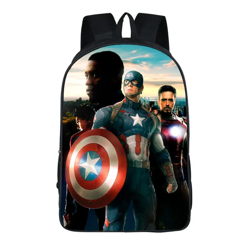 Чудесный рюкзак The Comics Человек-паук рюкзак Mochila аниме Superheros Наплечная школьная сумка для рюкзак для подростка 17 Стиль - Цвет: 11