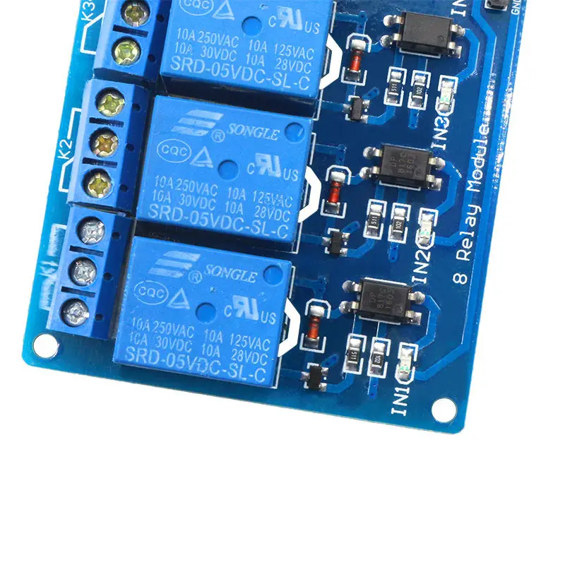 8 канальное реле Glyduino с оптосоединителем позиционный контрольная панель ПЛК 5V