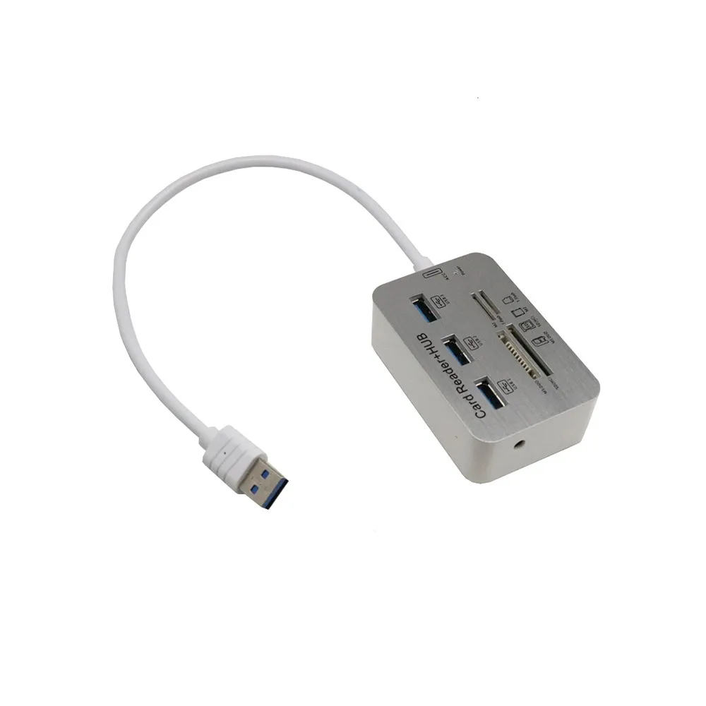 Горячая Распродажа USB концентратор 3 0 Мульти разветвитель портовый считыватель