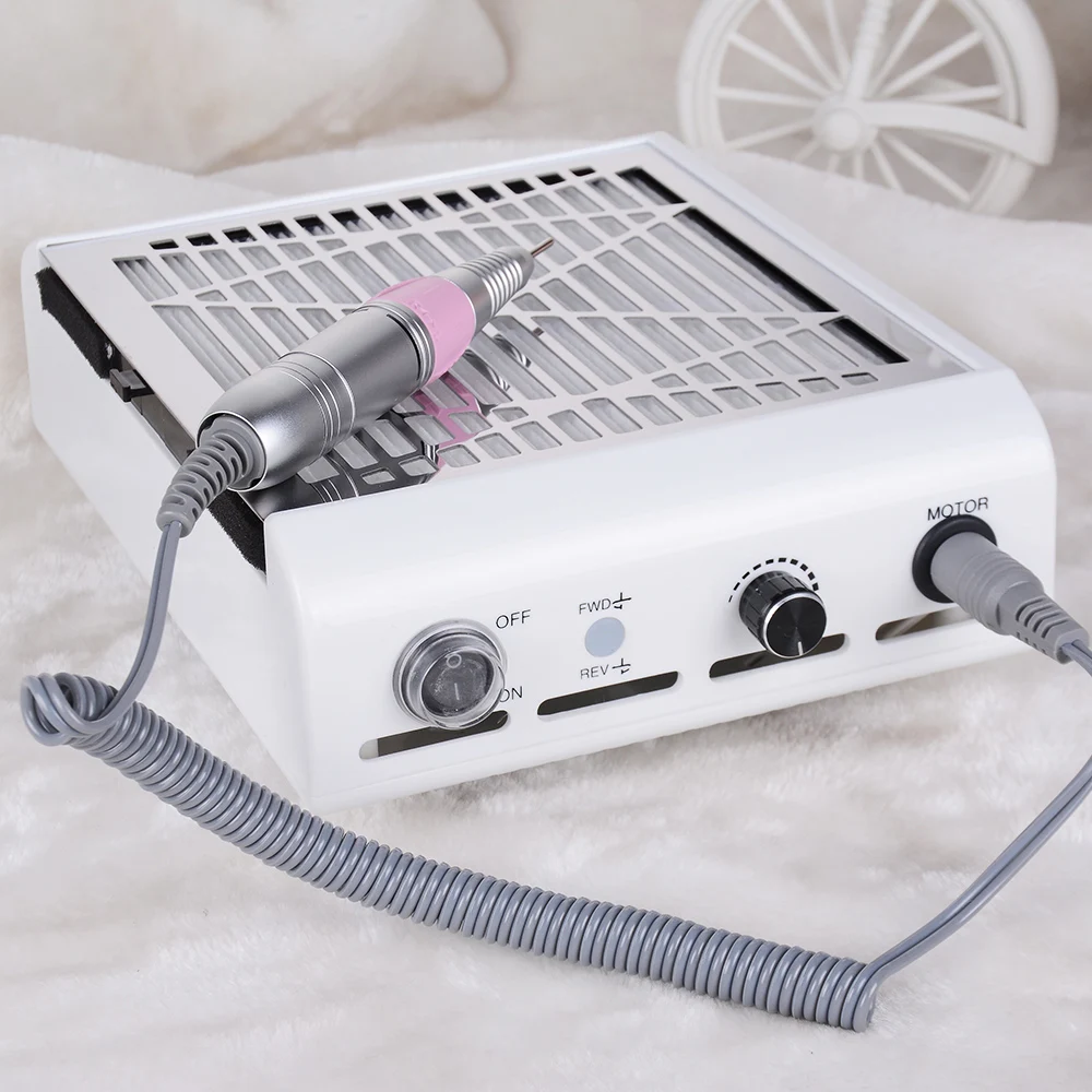 

30000 RPM Electric Nail Drill LED UV Nail Dryer Vacuum Cleaner & Fans 2 in 1 Nails Art Equipment Nail Drill Bits