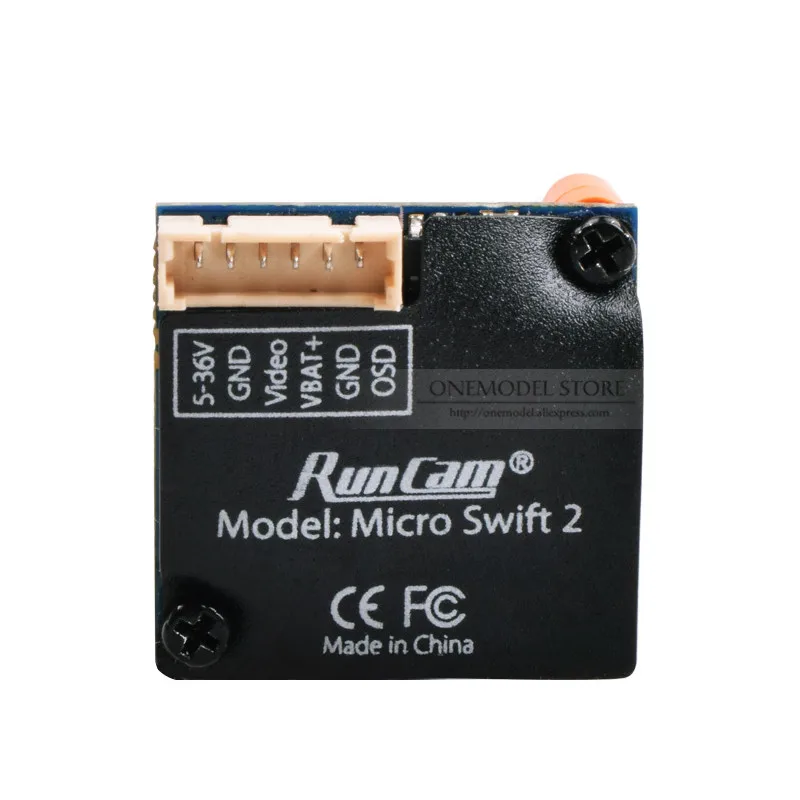 Новое поступление RunCam Micro Swift 2 FPV камера 1 мм/2 3 мм объектив передатчик VTX Cam комбо