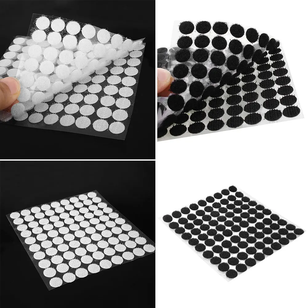 99 шт./компл. белая/черная двухсторонняя нашивка из нейлона наклейка Волшебная