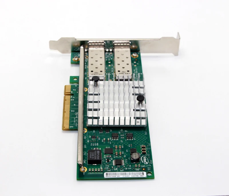 Бесплатная Доставка 82599ES Ethernet Серверный Адаптер 10 Гбит Двухпортовый PCI Express X520 NIC