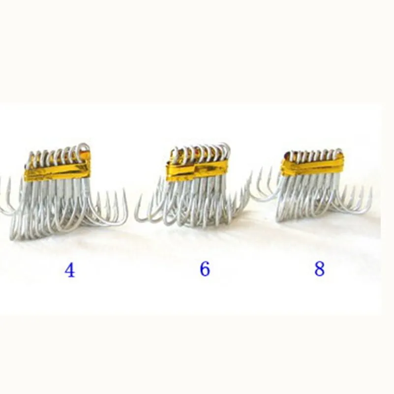 Japan imports ST46 three hooks strong straight up anti-corrosion performa 6# 8# lure hook | Спорт и развлечения