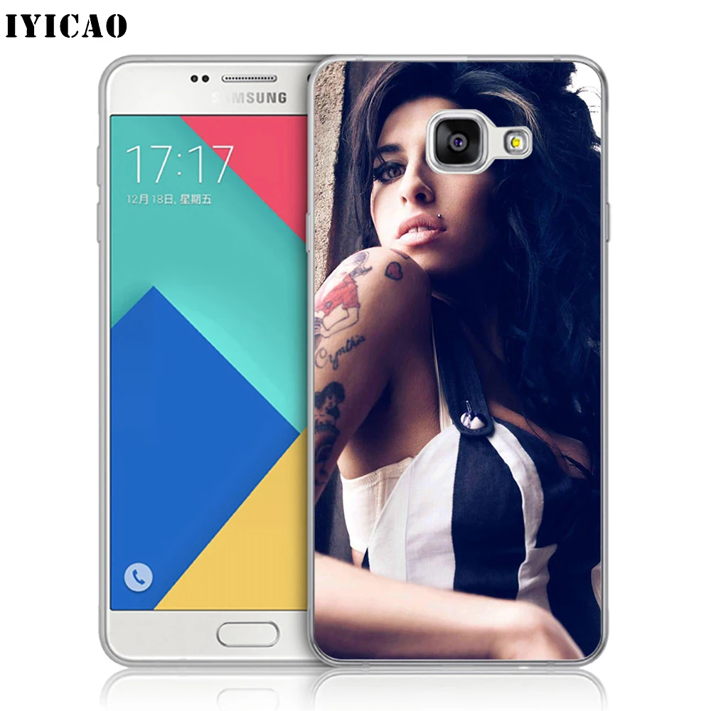 IYICAO Amy Winehouse Мягкий силиконовый чехол для телефона Samsung A10 A30 A40 A50 A70 M10 M20 M30 TPU |