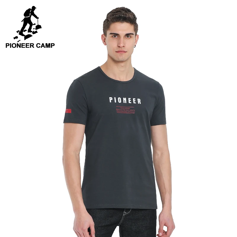 Пионерский лагерь Новое поступление Футболка мужская брендовая одежда мода
