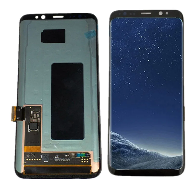 ЖК дисплей с рамкой для Samsung galaxy S8 дигитайзер сенсорного экрана в сборе G950 G950F G950U