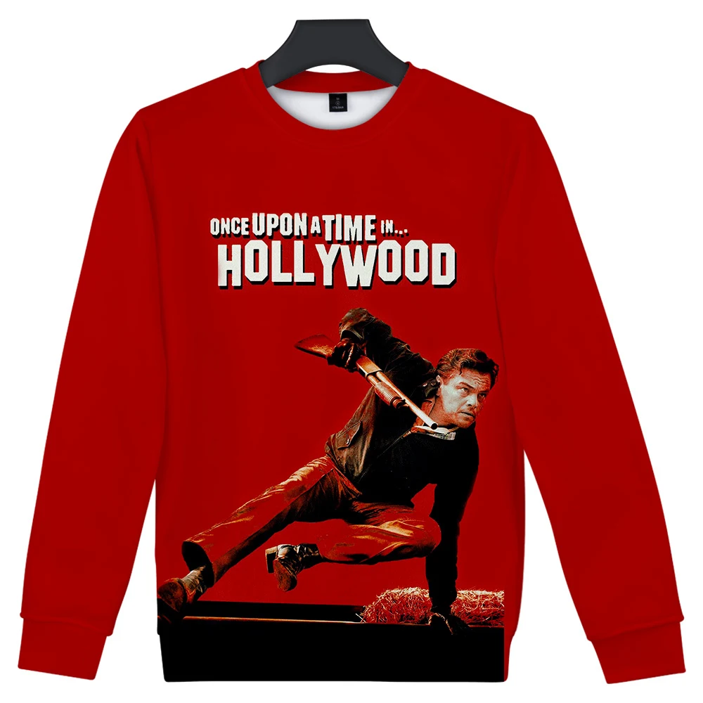 Свитшот с длинным рукавом Once Upon A Time In Hollywood модный приталенный Повседневный