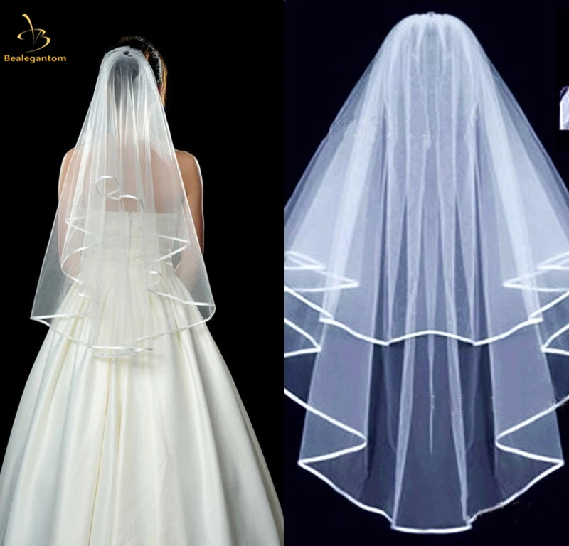 

Новинка 2019, белая свадебная фата, кружевная короткая свадебная фата, фотосессия QA1330