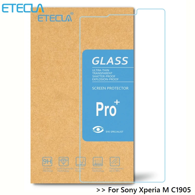 2 шт для Sony Xperia M закаленное стекло Soni Experia C1904 C1905 Dual C2004 C2005 Защитная пленка экрана |