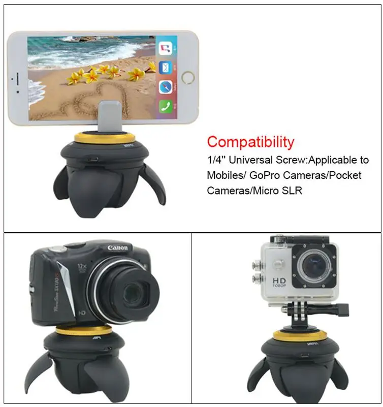 AFI MRP01 Electric Panorama 360 Rotation Time Lapse Tripod Head with Remote Control for Gopro /iPhone/SLR Camera/Selfie Stick|tripod head|rotating