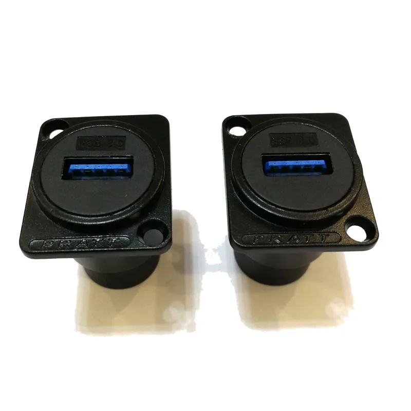 5 шт./лот D-Тип USB прямой модуль шасси крепление панели разъем аудио соединитель |