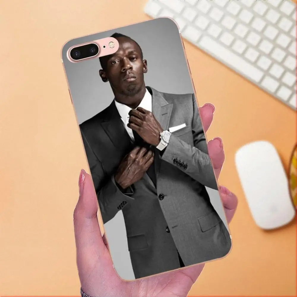 Спортивный самый быстрый человек в мире Usain болт для Samsung Galaxy Note 5 8 9 S3 S4 S5 S6 S7 S8 S9 S10