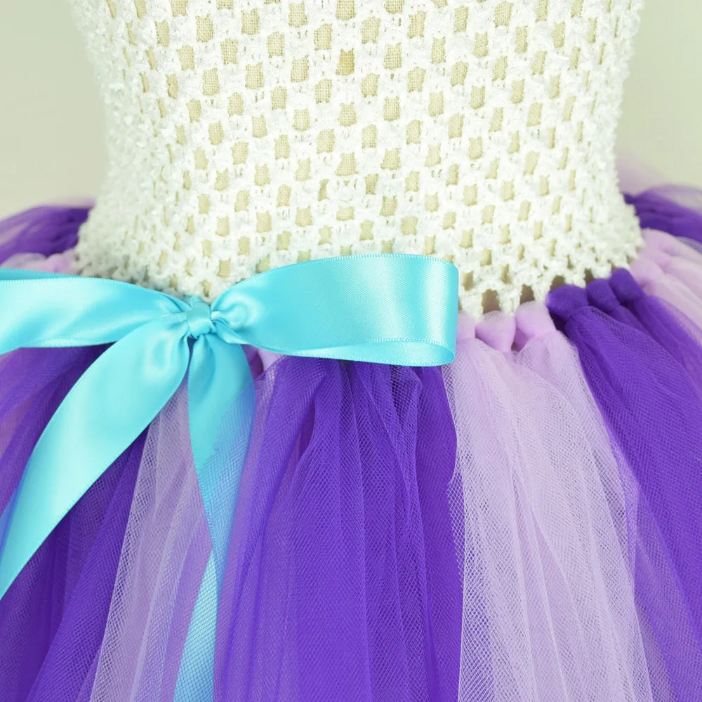 

Purple/Lavender Fluffy Princess Tutu Dress for Girls-Kids Birthday Party Costume-Baby Girls Tulle Dress-Princess Cosplay Dress